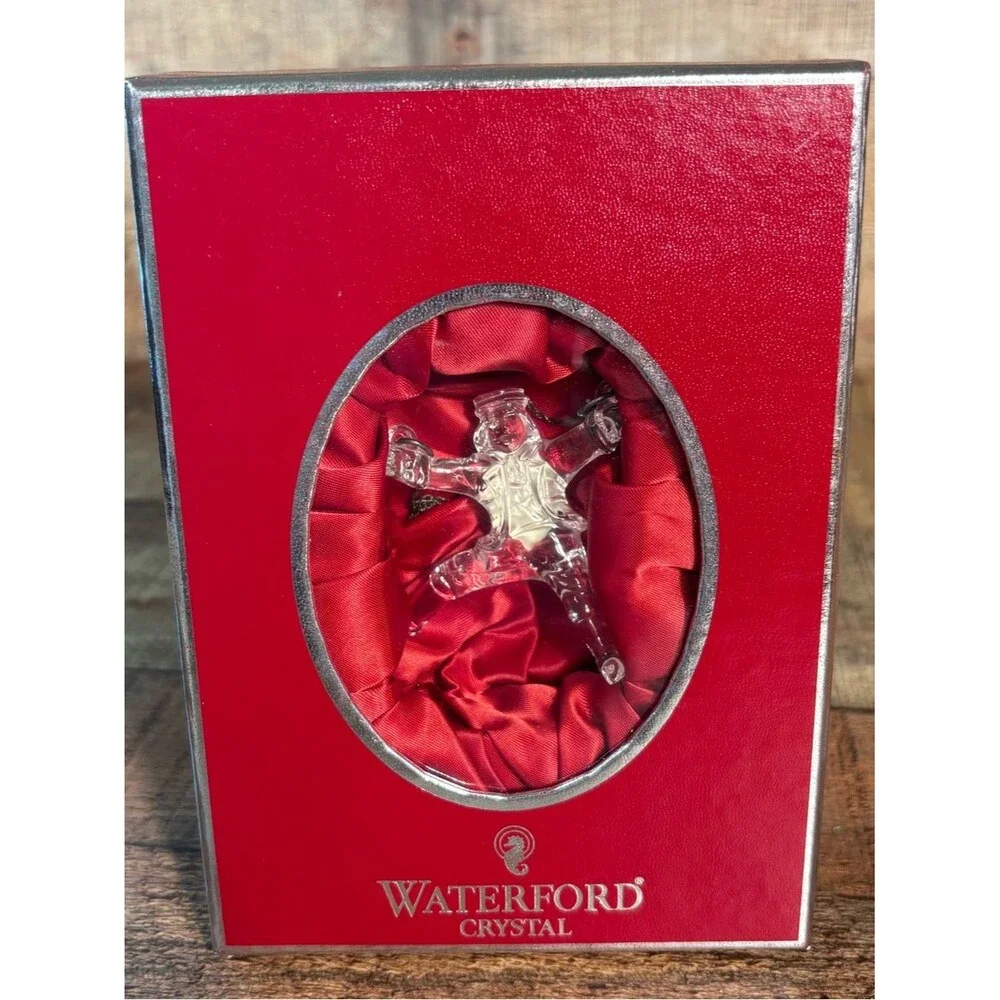 Waterford Crystal 12 Days of Christmas 10 Lords a Leaping Figural 2004 Ornament